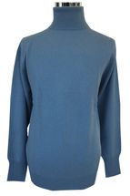 4-ply Men's Turtleneck Cashmere Sweater (Blue Jean Grey) 4-ply Men's Turtleneck Cashmere Sweater (Blue Jean Grey)