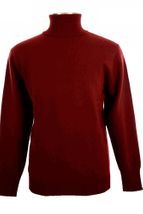 4 Ply Men's Turtleneck Cashmere Sweater (Burgundy) 4 Ply Men's Turtleneck Cashmere Sweater (Burgundy)