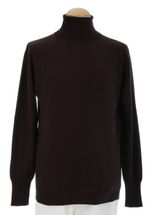 4 Ply Men's Turtleneck Cashmere Sweater (Chocolate) 4 Ply Men's Turtleneck Cashmere Sweater (Chocolate)