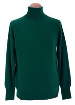 4 Ply Men's Turtleneck Cashmere Sweater (Kelly Green) 4 Ply Men's Turtleneck Cashmere Sweater (Kelly Green)