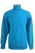 4-ply Men's Turtleneck Cashmere Sweater (Blue Green) 4-ply Men's Turtleneck Cashmere Sweater (Blue Green)