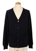 Men's Cardigan Cashmere Sweater Button Closure (Navy) Men's Cardigan Cashmere Sweater Button Closure (Navy)