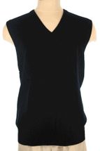 Men's Cashmere Pullover Vest (Black) Men's Cashmere Pullover Vest (Black)