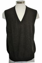 Men's Cashmere Pullover Vest (Charcoal Grey) Men's Cashmere Pullover Vest (Charcoal Grey)