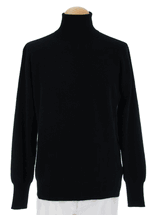 Men's Turtleneck Cashmere Sweater (Black) Men's Turtleneck Cashmere Sweater (Black)