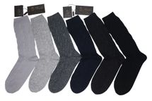 Pure Cashmere Crew Socks, Cable Knit, 4-ply, Unisex Pure Cashmere Crew Socks, Cable Knit, 4-ply, Unisex