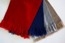 Pure Cashmere Knitted Scarf with Tassel Pure Cashmere Knitted Scarf with Tassel