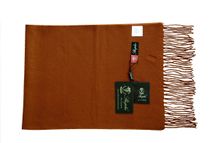 Pure Cashmere Woven Scarf with Tassels (Brick) Pure Cashmere Woven Scarf with Tassels (Brick)