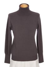 Women's Turtleneck Cashmere Sweater (Brown) Women's Turtleneck Cashmere Sweater (Brown)
