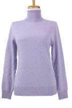 Women's Turtleneck Cashmere Sweater (Light Purple) Women's Turtleneck Cashmere Sweater (Light Purple)