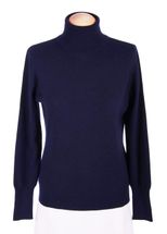 Women's Turtleneck Cashmere Sweater (Navy) Women's Turtleneck Cashmere Sweater (Navy)