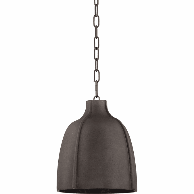 Troy Flint 14" Ceiling Light Fixture Blackened Graphite F3713BKG