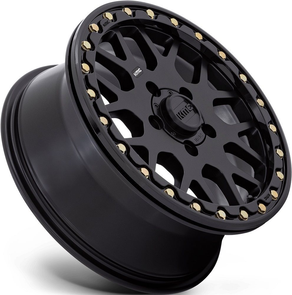 KMC KS235 Grenade Beadlock 15" UTV Wheel Satin Black