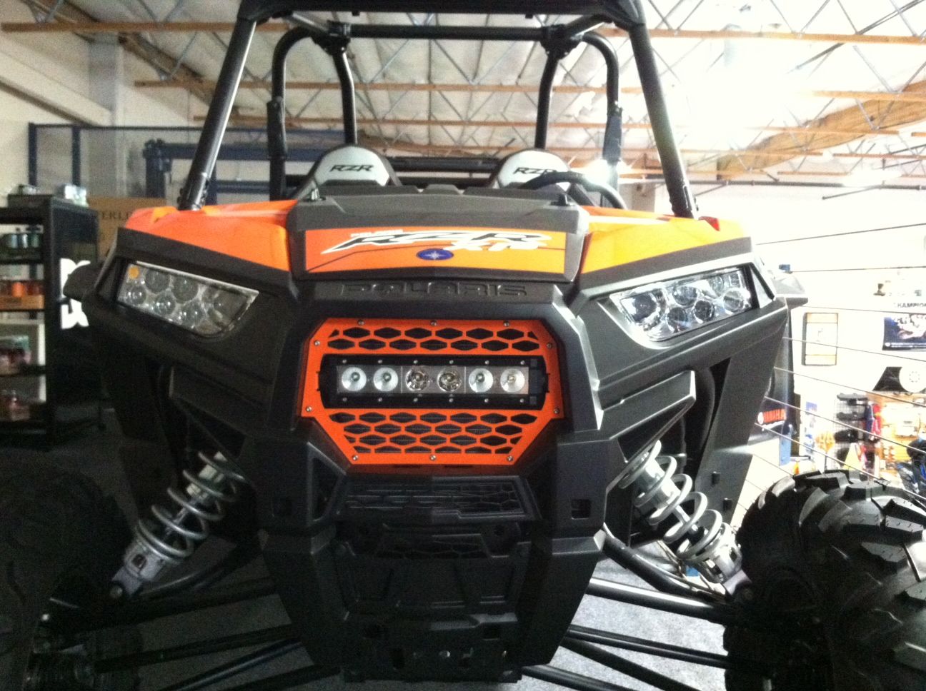Polaris RZR XP 1000 / RZR 900 Front Grille with LED Light Bar