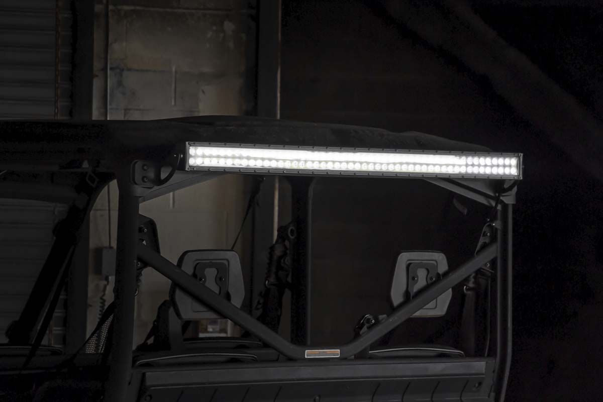 Rough Country Cab Mounted 50" Black Dual Row LED Light Bar for CanAm