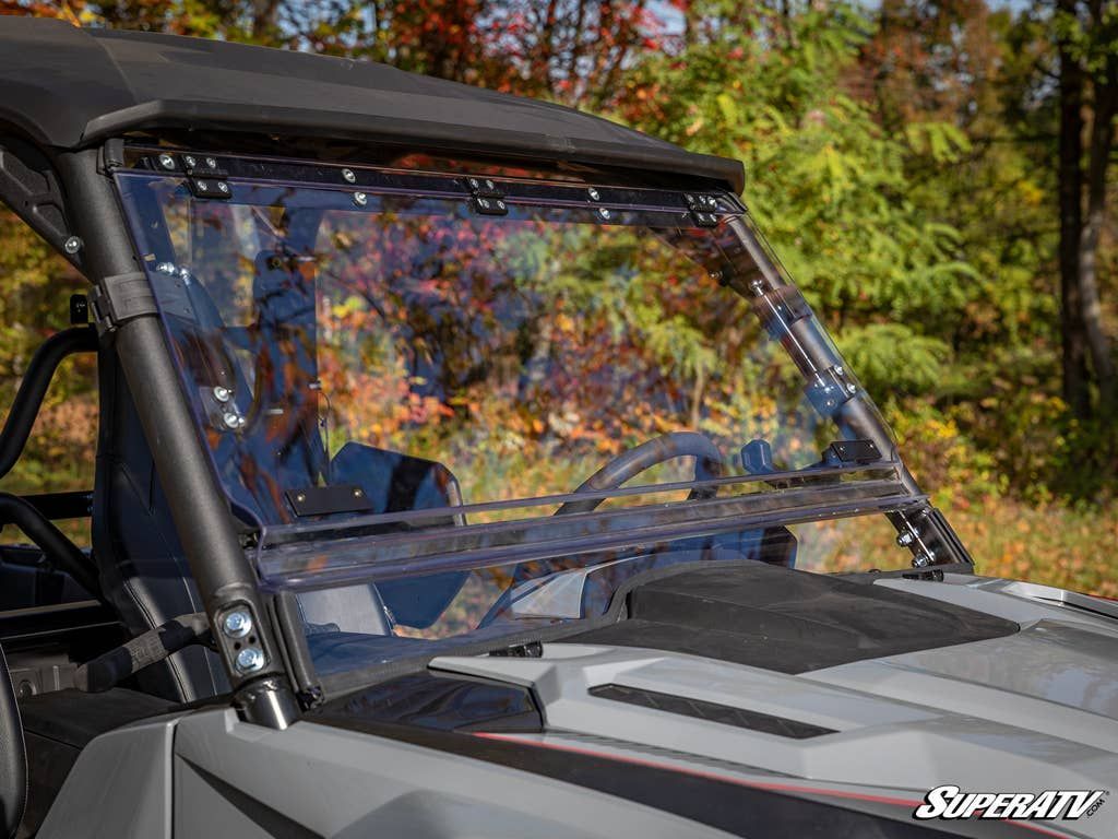 Rmax4 Rear Window Super ATV Scratch Resistant Flip Up Windshield for Yamaha Wolverine ...