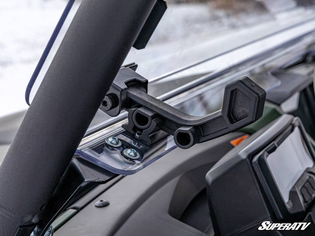Rmax4 Rear Window Super ATV Scratch Resistant Flip Up Windshield for Yamaha Wolverine ...