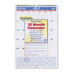 AT-A-GLANCE® Recycled Monthly Wall Calendar, Wall, 15 1/