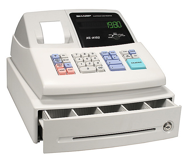 Sharp XEA102 RF Cash Register FREE SHIPPING! PLUS free