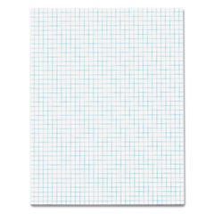 TOPS Quadrille Pads, 4 Squares/inc, 8-1/2 x 11, White, 50 Sheets/Pad TOP33041