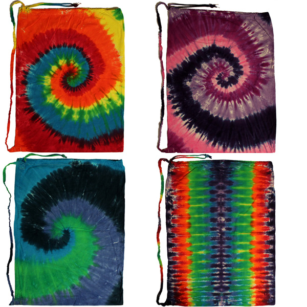 Tie Dye Drawstring Laundry Bags