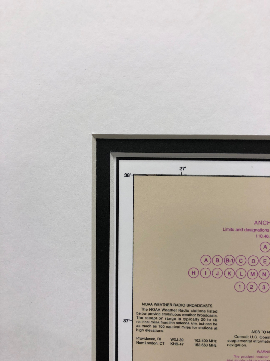 Custom Framed Nautical Charts Ocean Offerings
