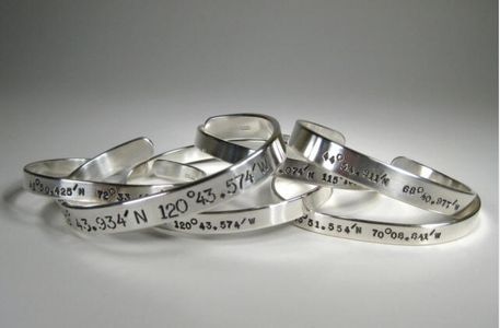 Latitude and Longitude Jewelry
