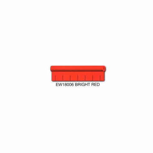 Embossed Welt Bright Red