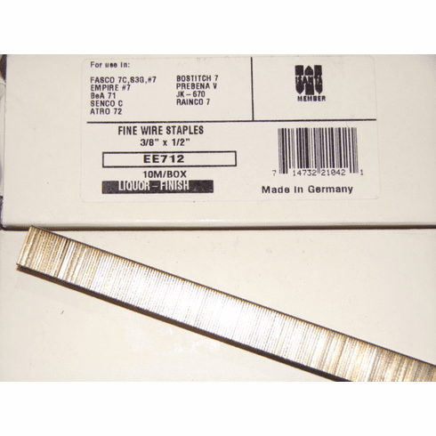 Fasco 3/8" x 1/2" Liquor Staples