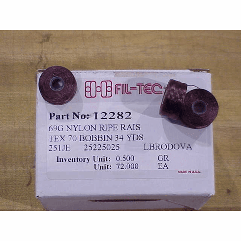 Fil-Tec Size 69G "Maroon" Nylon Bobbin