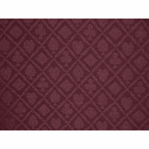 Holdem Casino Suited Cloth "Burgundy"