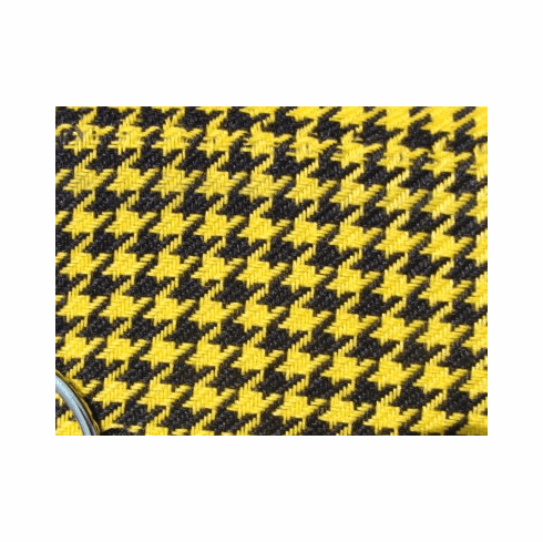 Houndstooth Black/Yellow