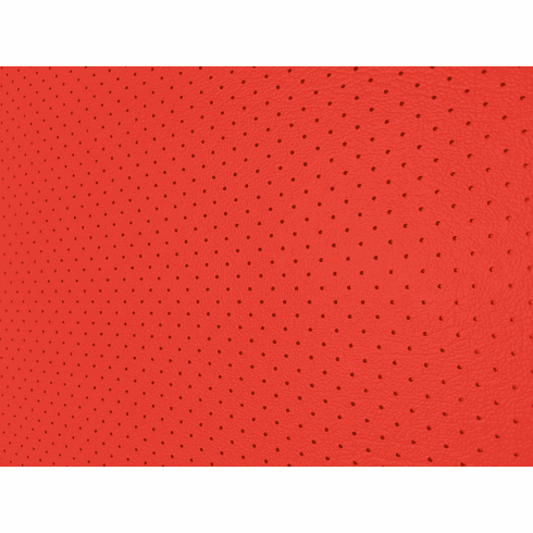 Soft Seat Automotive Perforated Upholstery Vinyl Red
