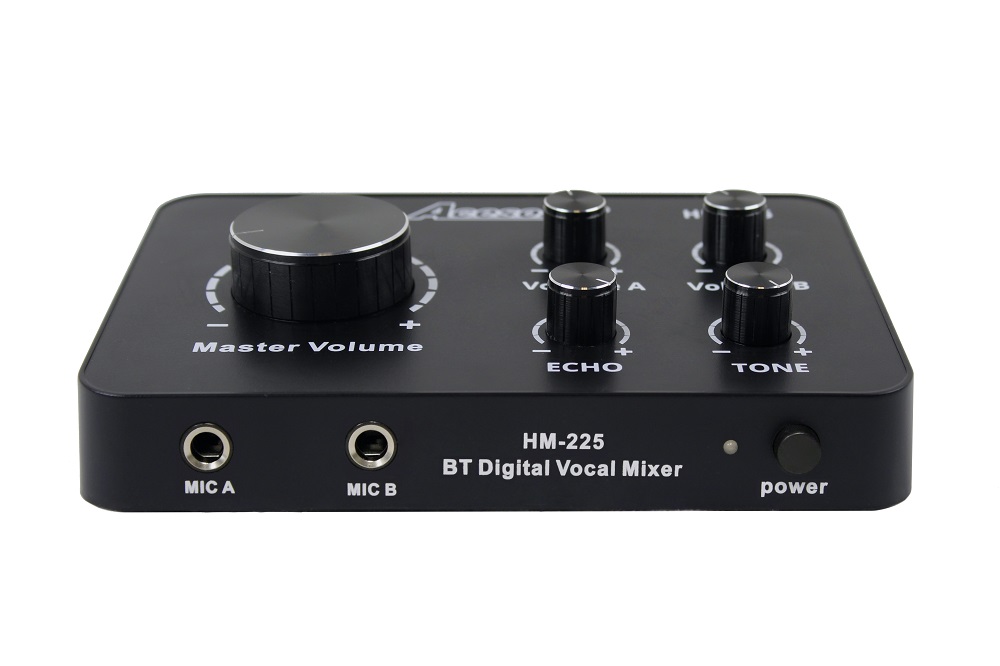 Acesonic HM225 HDMI Karaoke Mixer With Dual UHF Wireless Microphones & Bluetooth Input