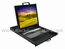 LCD1U19-05 1RU Dual Slide Video Keyboard Mouse Console , TAA Compliant