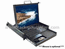 LCD2U20-03-n 2U industrial rackmount keyboard drawer with 20.1" LCD monitor
