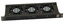 RA4004 Rack Fan - 3 fans in a 1U 19" cage holder, AIR BLOW OR DOWN , Optional 220V