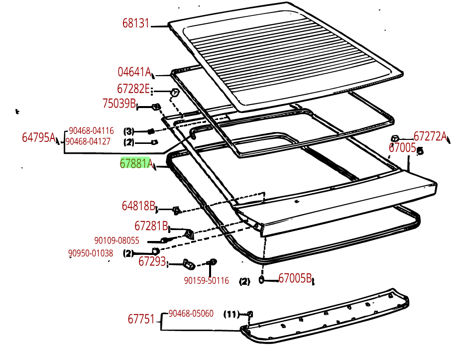 MK3 Supra Genuine Toyota Body Parts Internal & External - 1986.5-1992 ...
