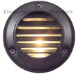 Corona CL-352-BK Surface Mount Round Grill Step Light, 12 Volts, Black