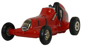 Nylint Red Thimble Drome Race Car