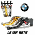 High Performance Adjustable Shorty Aluminum Levers for BMW R1250GS/A WC, R1200GS/A WC, R1200GS/A Oil Cooled, F800GS/A, F700GS, F650GS Twin and Many Others (pair)