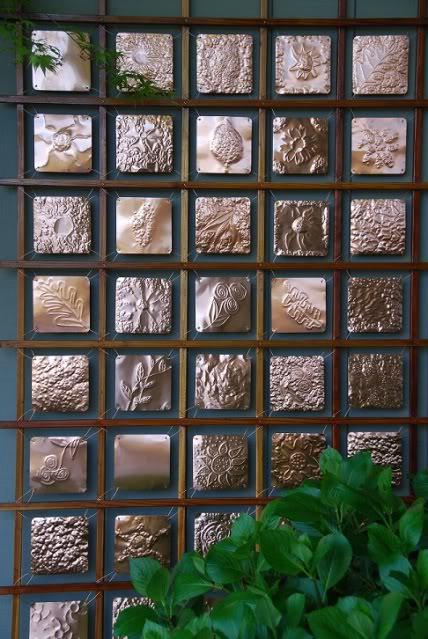 copper art by 4th grade students