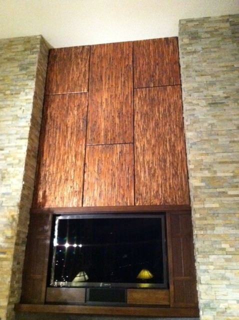 copper fireplace surround